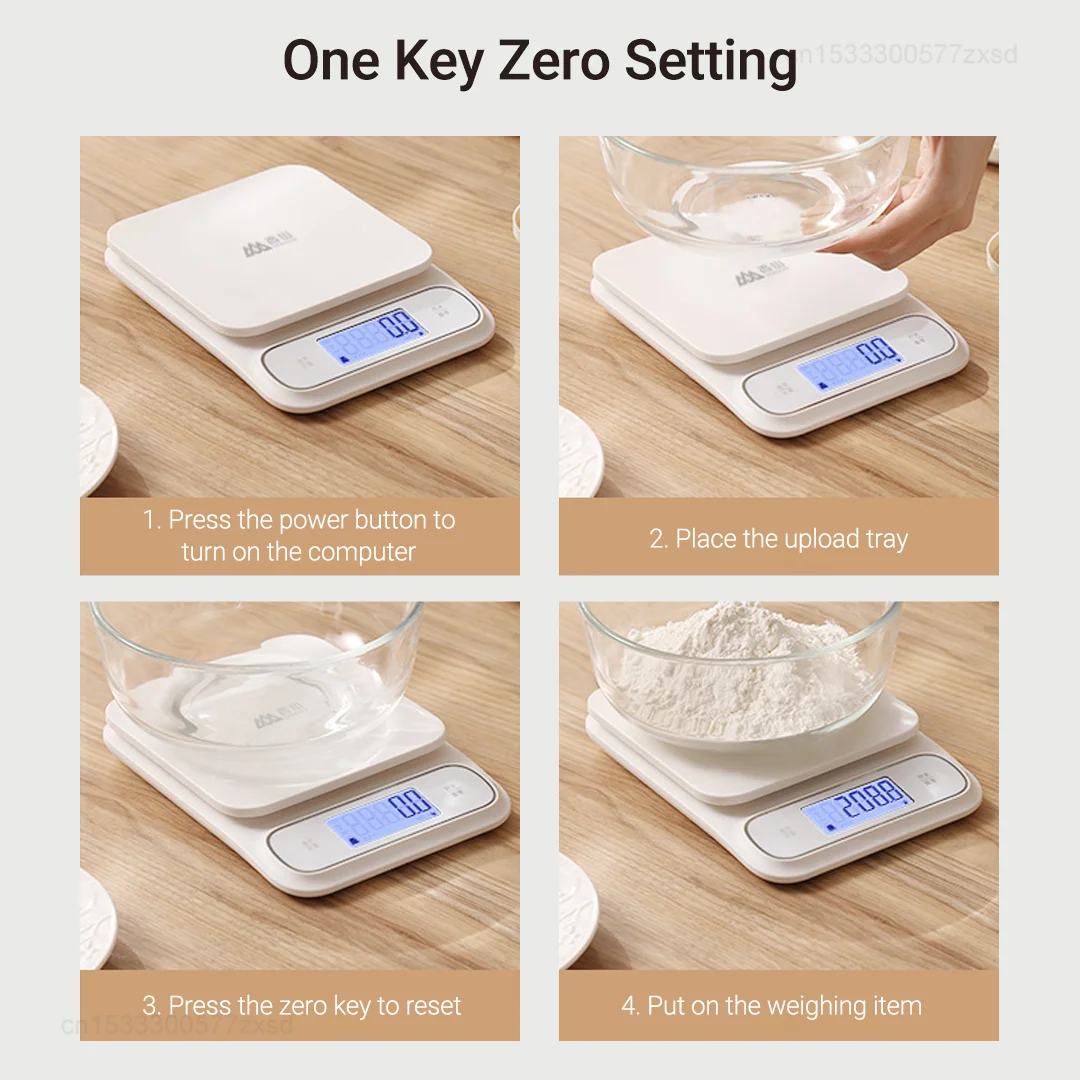 Dropship KOIOS USB Rechargeable Food Scale, 33lb/15Kg Kitchen