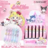 36 Pcs Cartoon Sanrio Characters &Sailor Moon Hellokitty Kuromi Melody Student Stationery Whole Box Wholesale 1