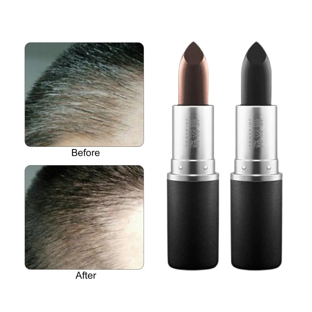 Safe Easy-carrying Hair Color Stick Long Lasting Lipstick Shape Temporary Hair Color Stick Quick Complementary Colors