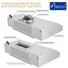 Stainless Steel Under Cabinet Range Hood 900CFM 4 Speeds 30"W Top Vent RH-C06-30 3