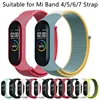 Nylon Strap For Xiaomi Mi Band 4/5/6/7 Bracelet Wristband Sports Breathable Bracelet For Miband 4/5/6/7 Replacement Correa Strap 1