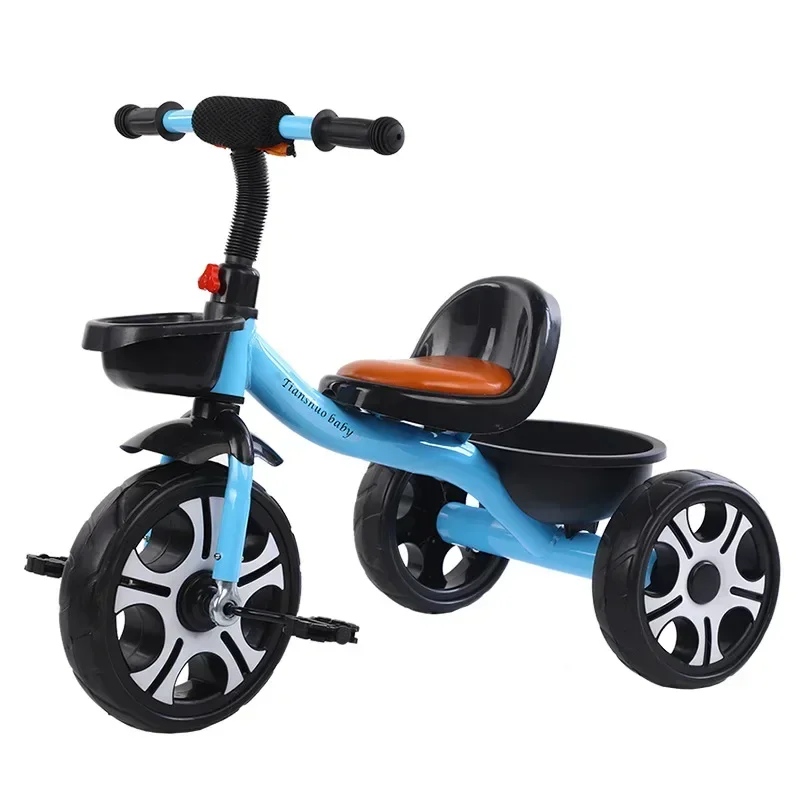 

Children's Tricycle Bicycle 2-6 Years Old Stroller Pedal Anti-rollover Belt Bucket Baby Tricycle Children's Bicycle