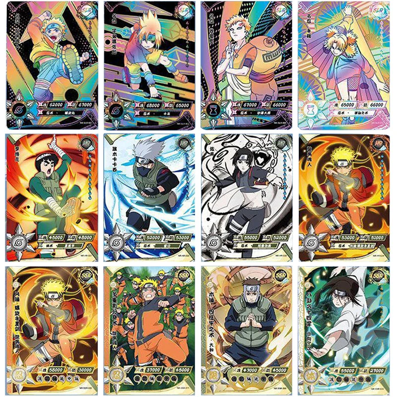 520pcs Anime Naruto Card Boruto Cards Collection Hokage Playing Game