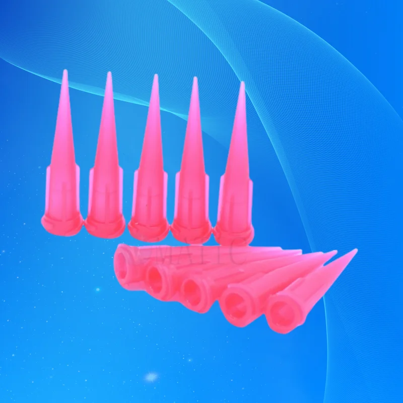 100Pcs 25G TT Plastic Dispensing Needle Tips