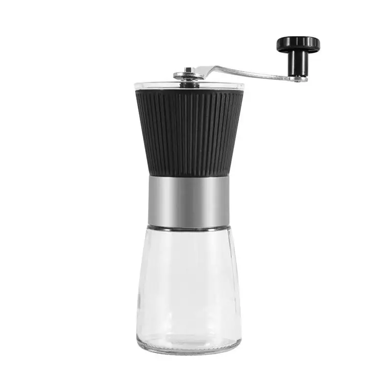 

Coffee Grinder Manual Or Camping Use Coffee Mill Hand held Mini Brushed Stainless Steel Portable Conical Grinder For Home Office