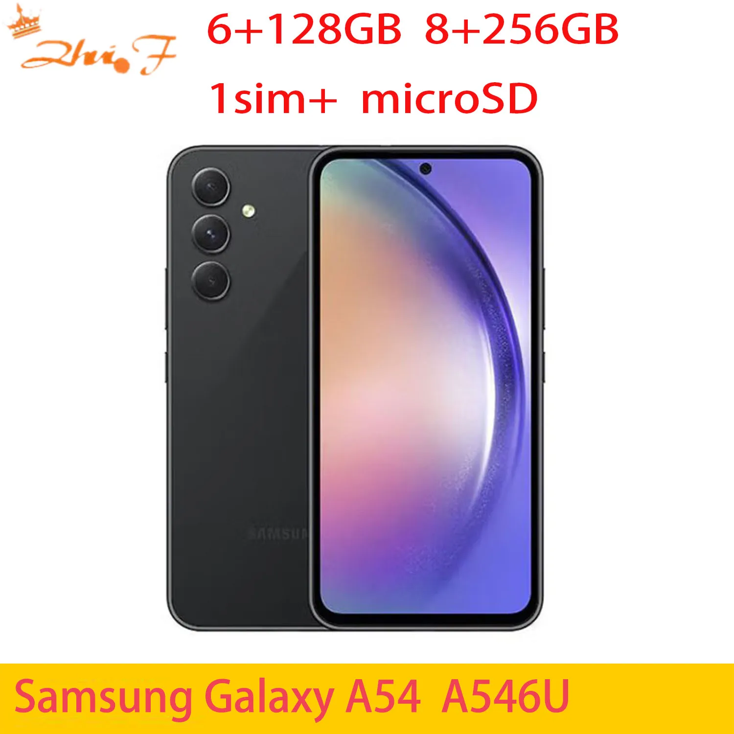 Samsung Galaxy A54 5G A546U1 A546u 6.4" AMOLED 6/8GB RAM 128/256GB Octa Core Exynos NFC Unlocked Original Cell Phone