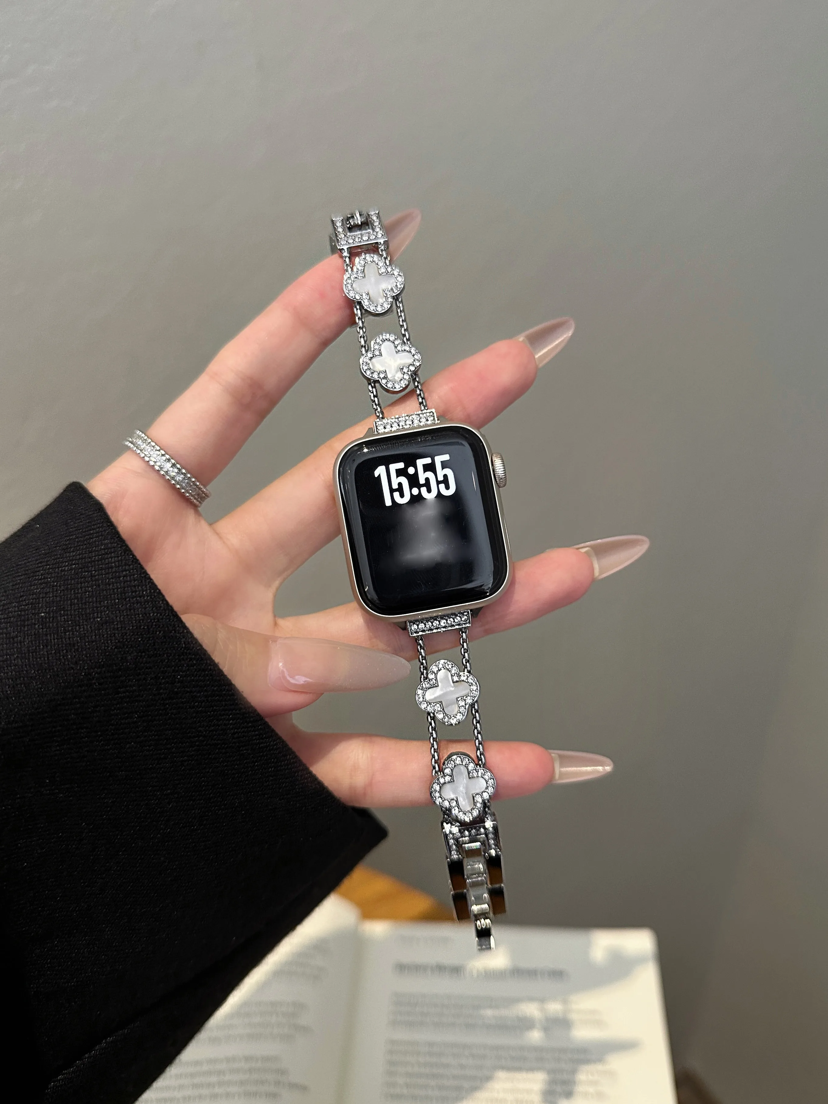 ตัวเลือกสินค้า สายนาฬิกาสแตนเลส คุณภาพพรีเมียม สำหรับ Apple Watch ทุกรุ่น