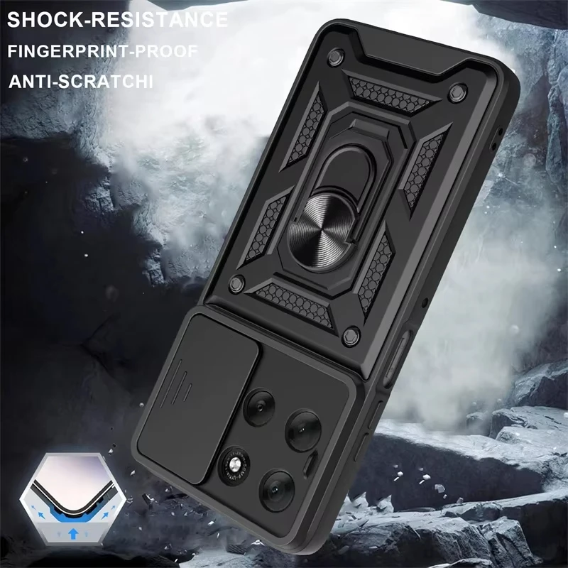 Shockproof Armor Phone Case with Camera Lens Protection