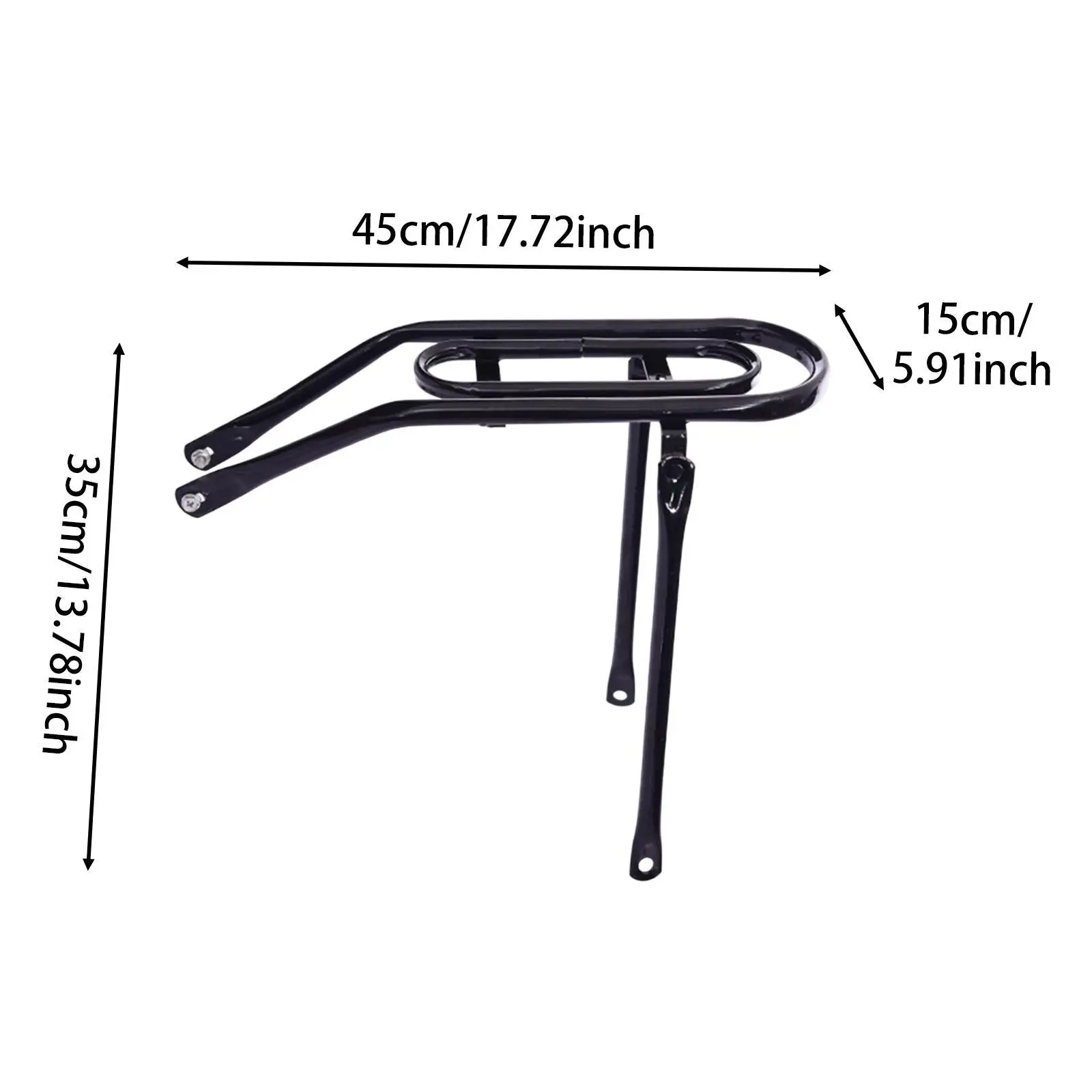 Rear Bicycle Rack Universal High Strength for 20 inch Bikes Cycling Equipment Easy Installation Kid Bike Cargo Rack Carrier Rack