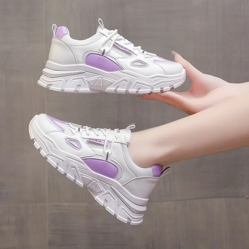 Women's Shoes Breathable Sneakers 2022 New Fashion Spring Autumn Woman Shoes All-matching Trendy Ladies Sneakers Casual Female