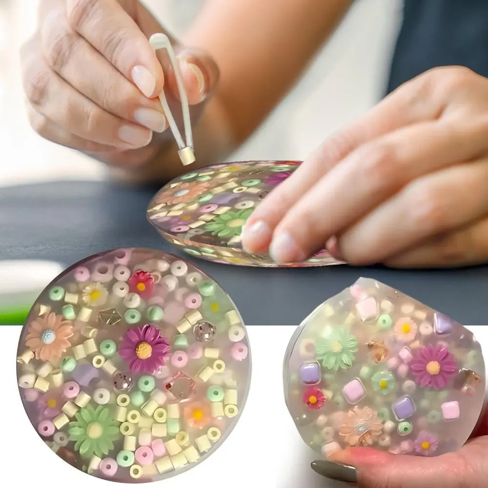6/8/10CM Floral Picky Pad Trichotillomania Fidget Toys Sensory Toys Skin Picking Toy for Adults Kids