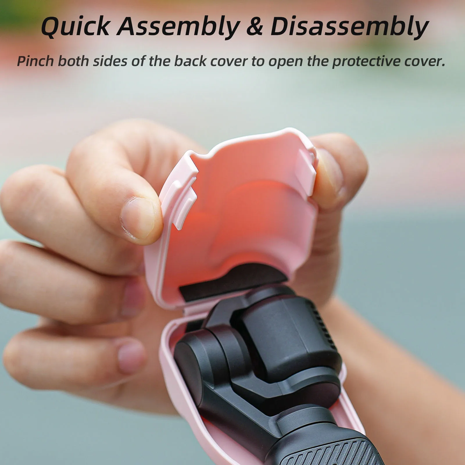 Flip Cover Protective Case for OSMO Pocket 3 Integrated Gimbal Screen Cover Magnetic Stand Base Set for Pocpet 3 Accessories