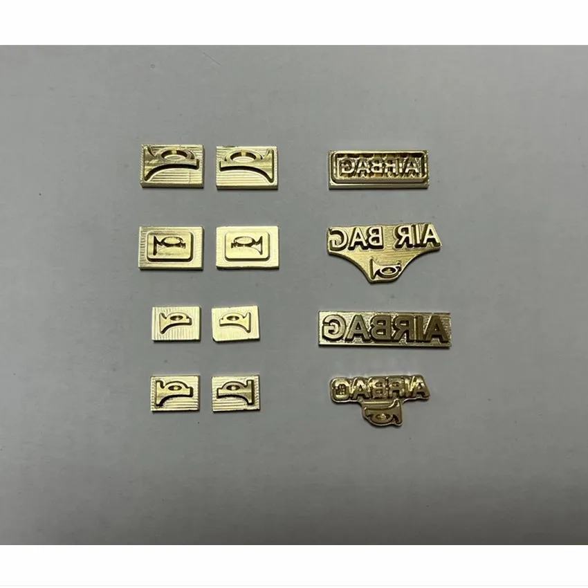 Car D12 D54 D56 SRS SRP Brass Mould Stamp For Airbag Leather Price For One Piece Only steering wheel mould stamp