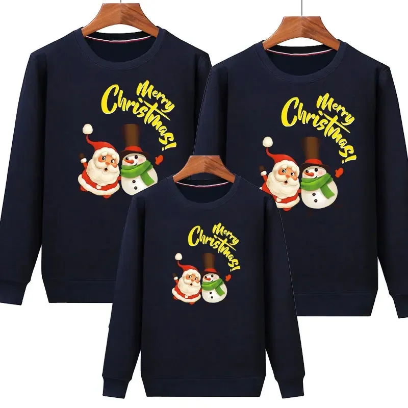 thumbnail image 1 of Conjuntos familiares a juego de invierno 2024 Sudadera navideña Suéteres de Año Nuevo Jersey de madre, padre, hija, hijo, pareja Jersey para niños, 1 of 5