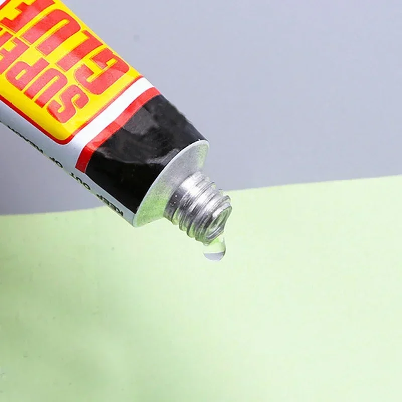 3/6/12pcs Liquid Super Glue Wood Rubber Metal Glass Cyanoacrylate Adhesive Stationery Store 502 Instant Strong Bond Leather