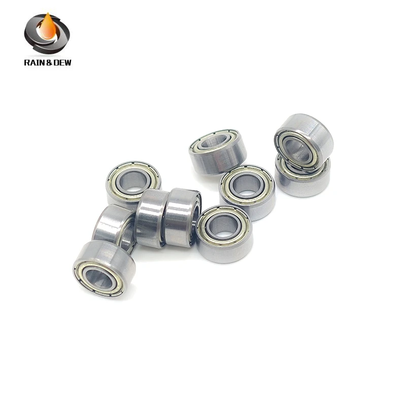 Roulements 682ZZ 2x5x2.3mm en lot de 10, emballés dans un sachet transparent.