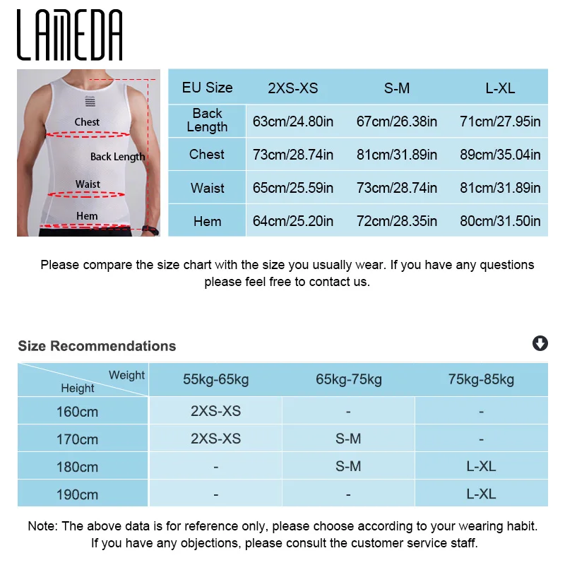 LAMEDA Cycling vest for men High breathability Men Cycling Base Layer Vest Quick drying Bike Sleeveless Top Sweatshirts 6