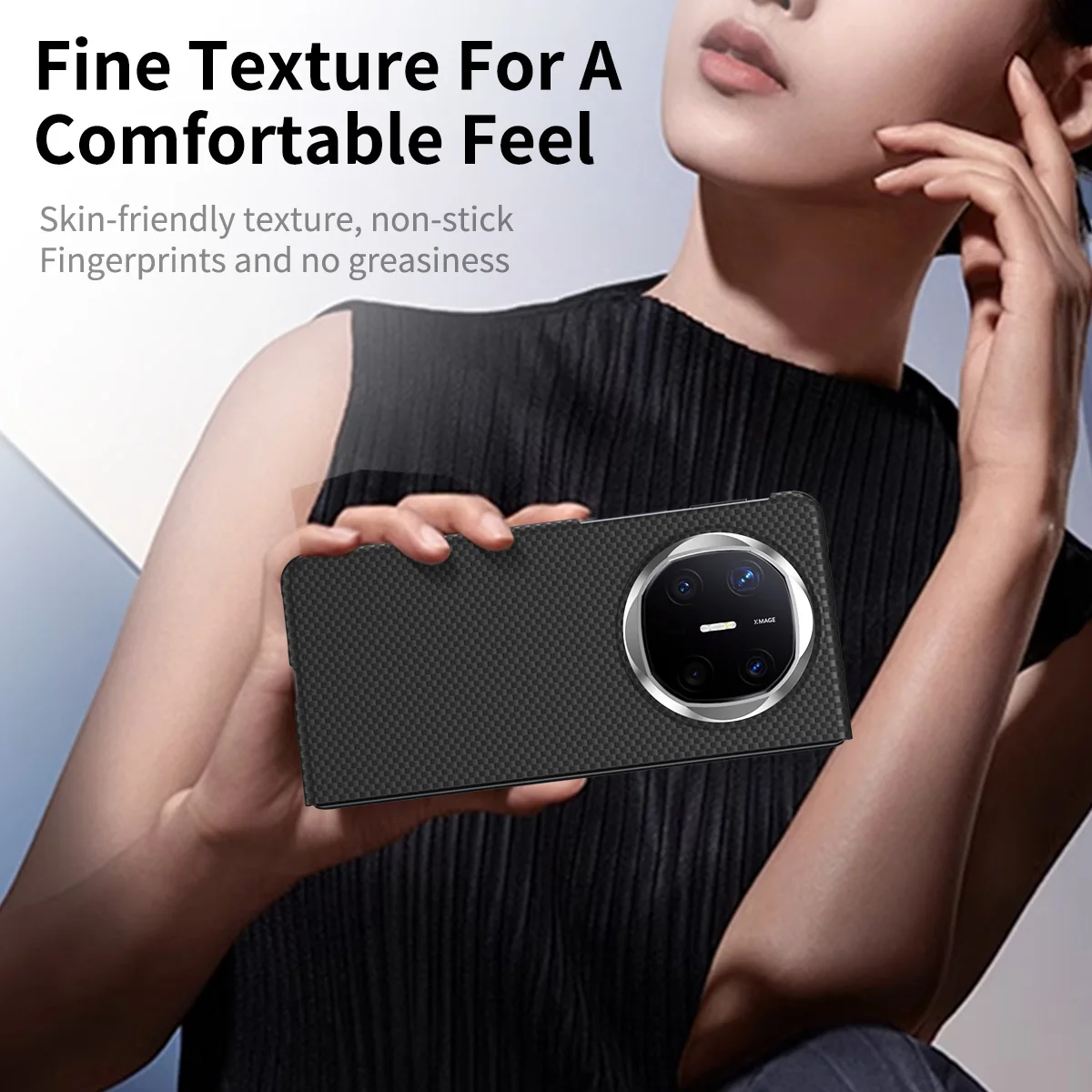 Premium Carbon Fiber Texture Matte MagSafe Case - Shockproof & Skin-Friendly
