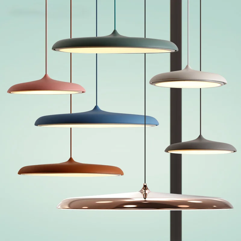

Nordic design Danish Macaron Pendant Chandeliers Lighting for Living Dining Room Restaurant Bar Tabke Decor Hanging Suspen Lamp