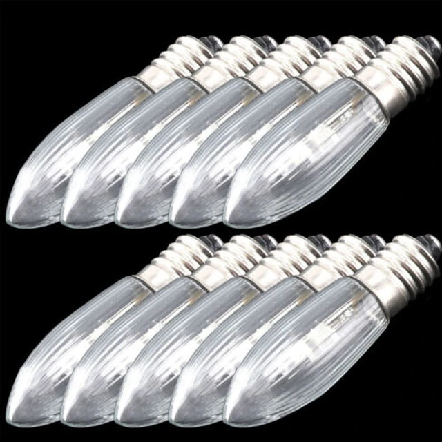 Ampoules de rechange LED en verre chaud, 3W, coniques ci-après les E10, 8V,  12V, 14V, 16V, 23V, 34V, 48V, 55, 1 à 10 pièces - AliExpress