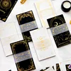 12pcs/lot Memo Pads Material Paper Sparkling Star Junk Journal Scrapbooking paper Cards Background Decoration Paper stationery 1