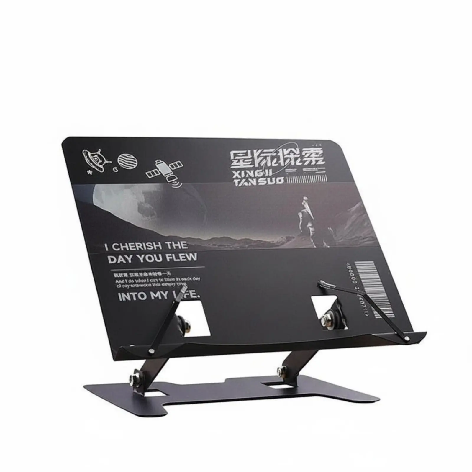 조절 가능한 데스크탑 북레스트, 접이식 조절 가능 독서대, 편안함을 제공하는 다기능 손 자유로움 제공 독서대, 독자들을 위한 침실용