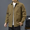 New Cargo Jacket Men Autumn Spring Shirt Fashion Casual Solid Man Coat Outwear Windbreaker Chaqueta Men's Clothing Top 1