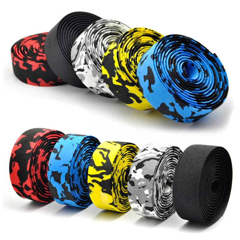 

Bicycle Handlebar Tape Grips Sponge Bike Handle Grip Tape Cycling Anti-slip Handlebar Bar Tape Raod Bike Camoflague Wrap