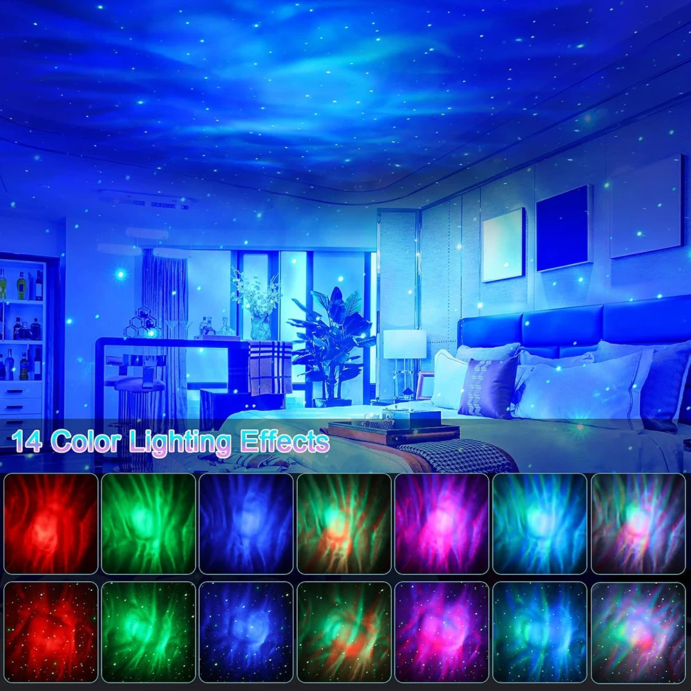 Celestial Galaxy Starry Sky Projection Lamp - Romantic Nebula Night Light Gift