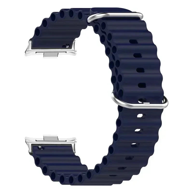 Ocean Strap Replacement Bracelet - Metal and Silicone Band Accessories
