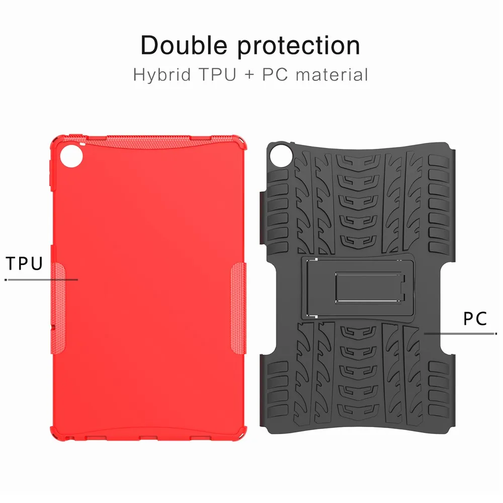 For Lenovo M10 Plus 3rd generation 10.6" TB128FU/TB128XU TB125FU armor case TPU+PC Cover coque for Xiaoxin Pad 2022 10.6 inch_voghion.com