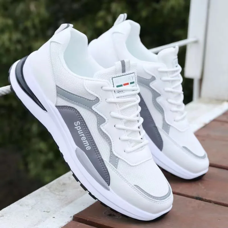 

Men's Casual Shoes Men Spring Fashion Breathable Flat Lace-Up Sneakers Men Walking Sneakers Tenis Masculino Zapatillas Hombre