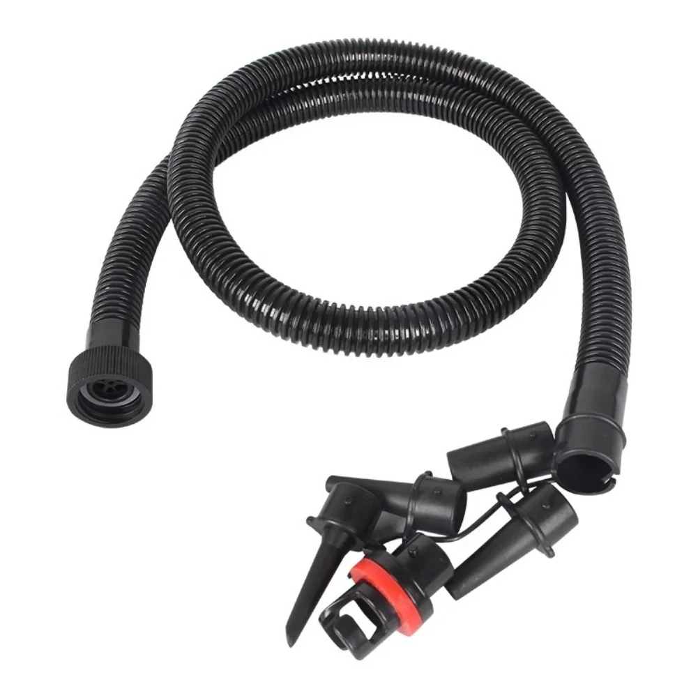 Schlauch für aufblasbare Produkte, Paddle-Board-Schlauch, aufblasbarer Luftpumpenschlauch, geeignet für aufblasbare Matratzen, 5 Düsen im Lieferumfang enthalten – Detail 4
