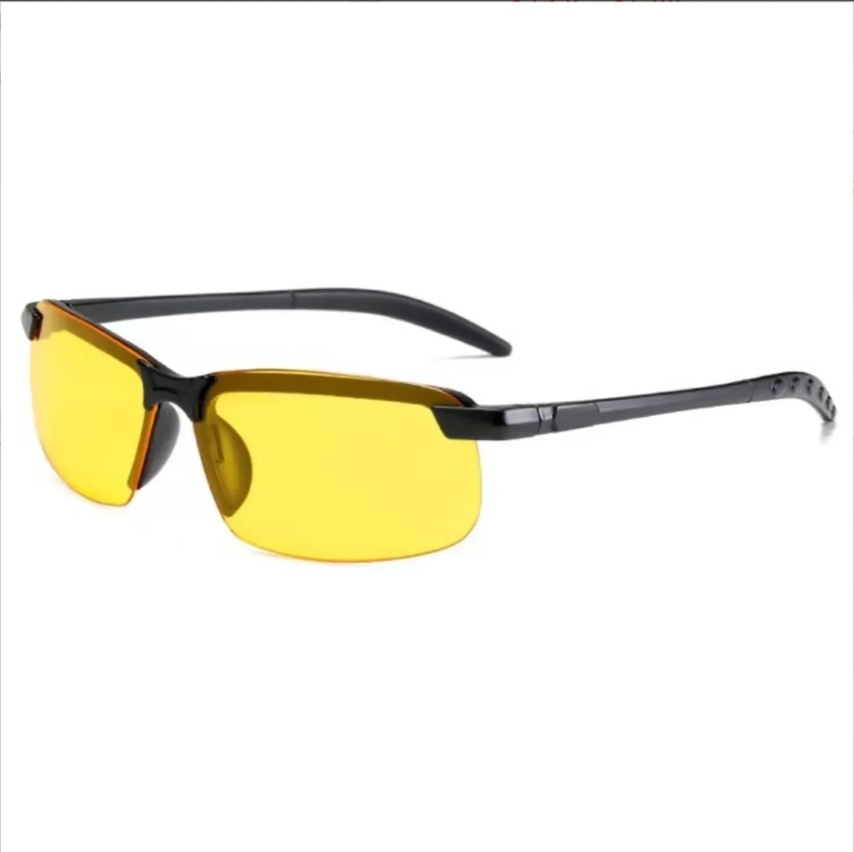 Black-yellow lens