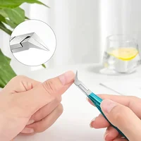 1Pcs Toenail Clipper Straight Blade for Ingrown and Thick Nails - Stainless Steel and Sharp Pointed Tip Ingrown Nail Clipper – W 2