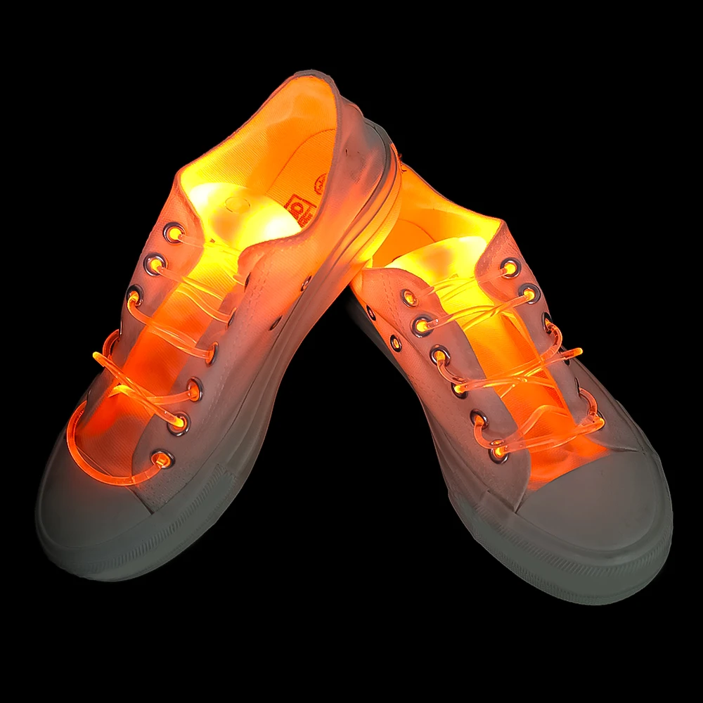 Description Picture 4 of item1 Pair Colorful LED Flash Light Up Shoe Laces Party Disco Shoes Strap Glow Stick Shoelaces Boys Girls Multicolor Shoe Strings
