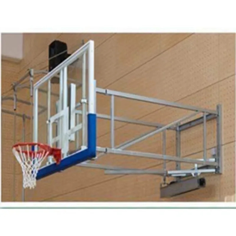 Wandmontiertes, einziehbares Basketballkorb-System