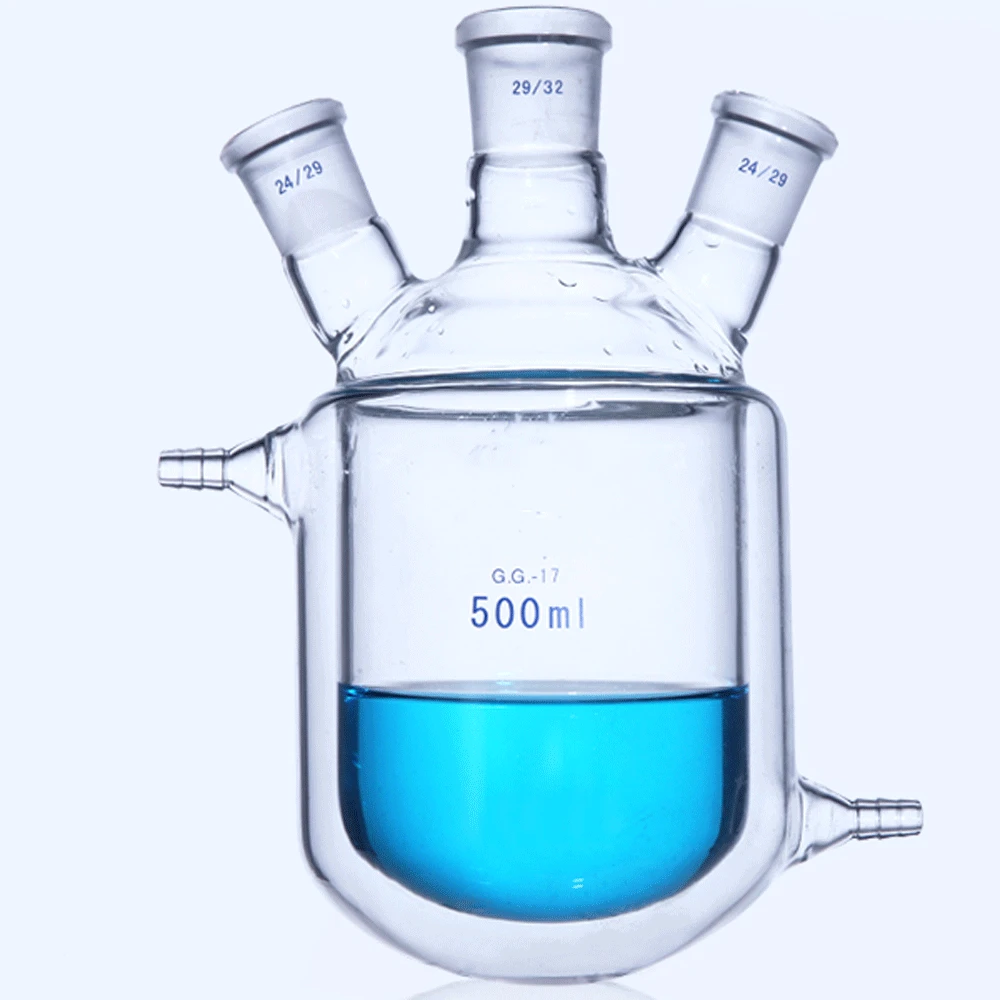 50-100-150-250-500-1000-2000ml-14-23-19-26-24-29-joint-three-necks-jacket-double-layer-reaction-bottle-lab-glassware-experiment