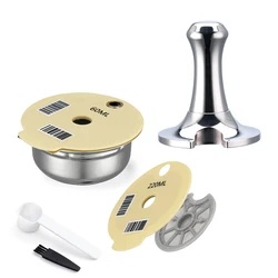 Stainless Steel Reusable Coffee Capsule Pods - Refillable Filter (As Picture)