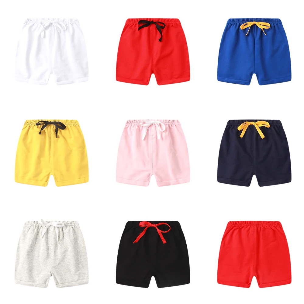 Toddler Boy Girl Shorts Cotton Soft For Kids Sport 1 to 2 3 4 5 6 Years Summer 9 12 18 24 Months kids shorts