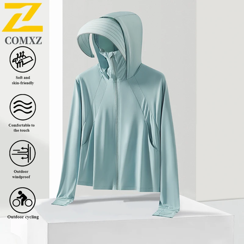 Men Summer Premium UV Protection Hooded Jacket UPF50+ Detachable Coat for Outdoor Casual Wear Multiple colors Sunscreen clothing