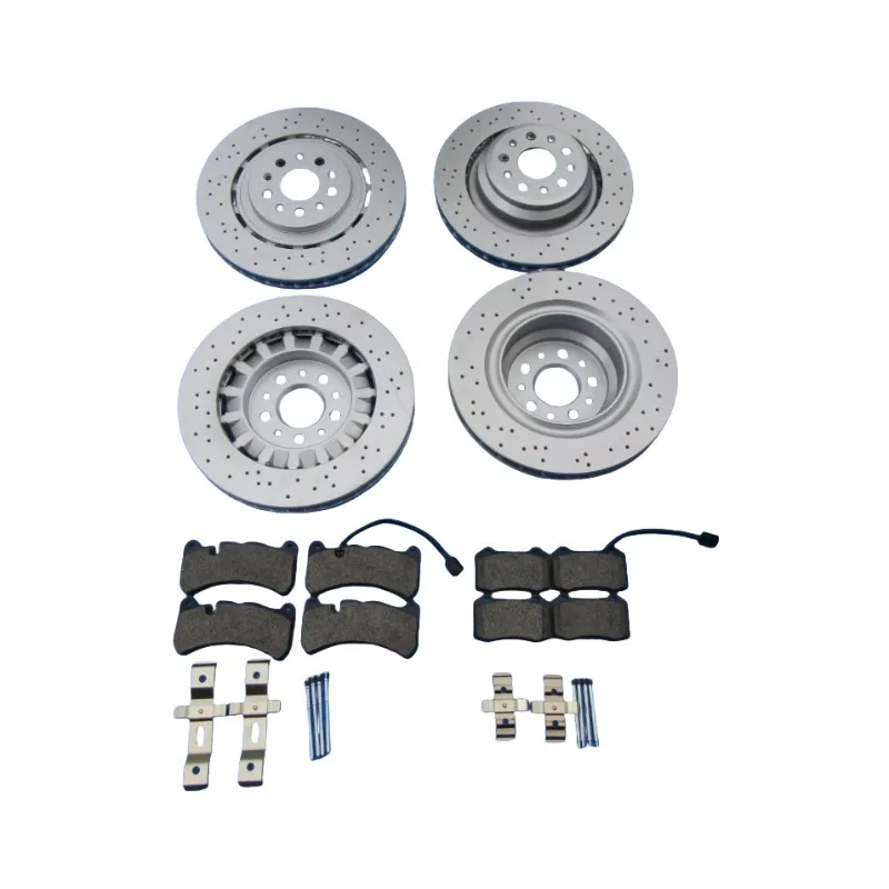 6* for Maserati Ghibli Sq4 Quattroporte Awd front rear rotors brake pads set