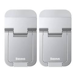 Baseus Foldable Height - Adjustable Laptop Stand Set - Compact and Convenient Notebook Holder (Silver)