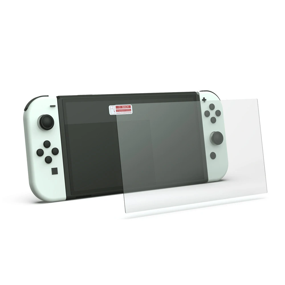 2pcs in 1 Anti-fingerprint Console Film For Switch OLED NS OLED Screen Protector Screen Protector Film TNS-1156