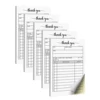 5pcs thank you receipt book, carbon copy sales receipt form, invoice booklet for office and restaurant, 3.4 x 5.5 inches 1