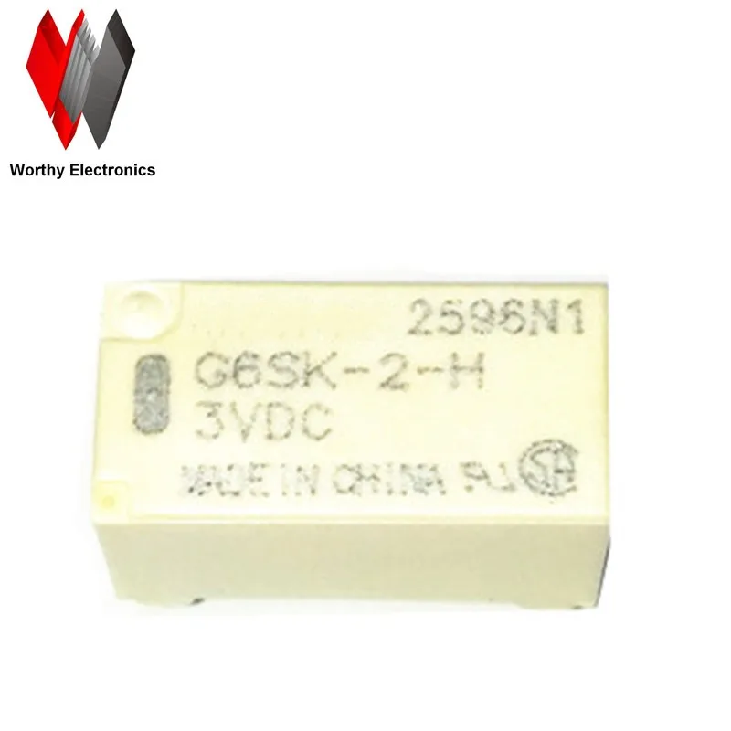 

Бесплатная доставка, оптовая продажа, 10 шт./лот, реле G6SK-2-H-3 3VDC