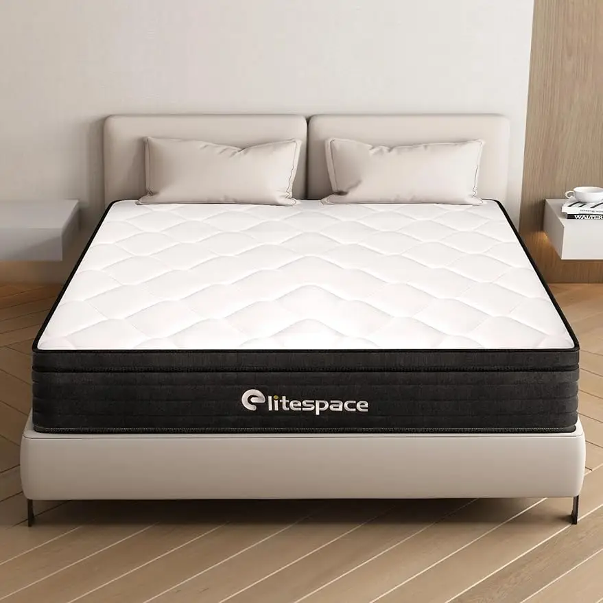 

elitespace Hybrid Full Mattress,Memory Foam 10 Inch Size Springs Mattresses,Fits All Bed Frames Mattress,Medium Firm Feel Mattr