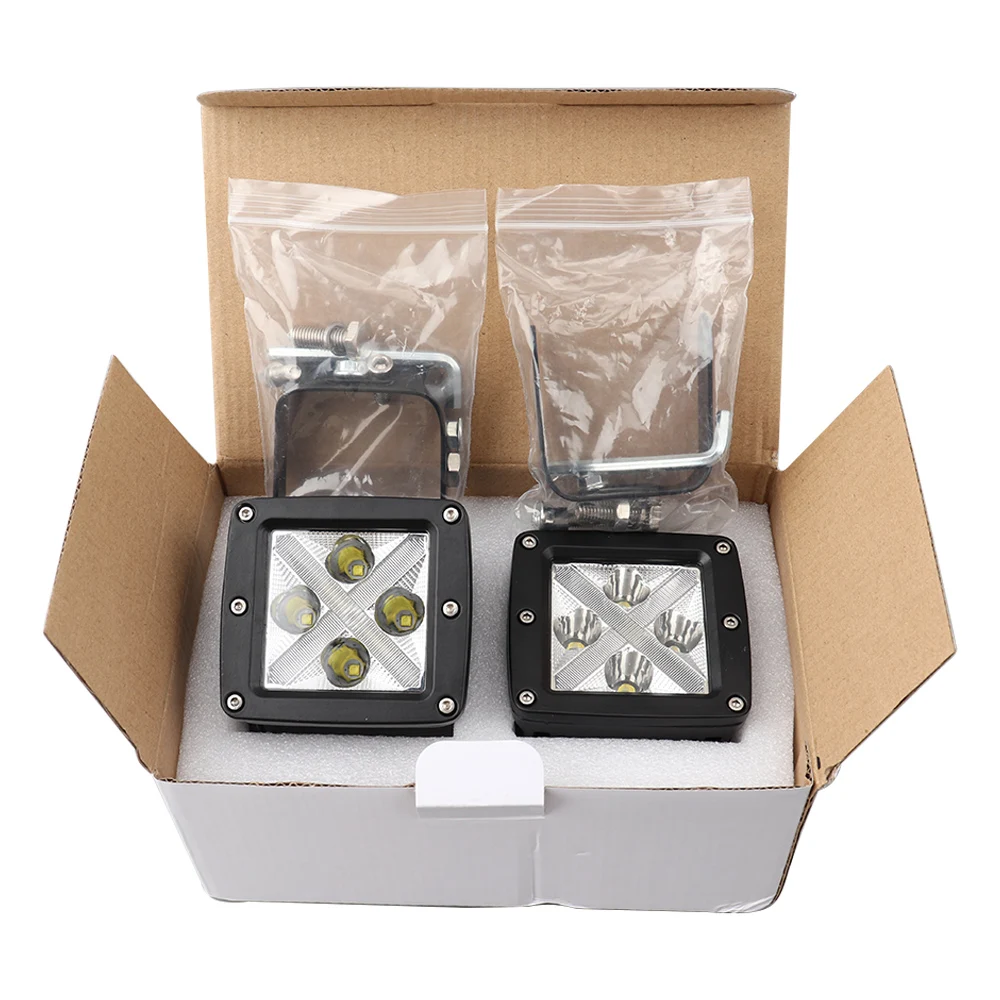 Led Cube Arbeit Licht Nebel Lichter Auto DRL Fahren Beleuchtung Arbeitsscheinwerfer 12V 24V Combo Strahl für Off-road Moto Lkw ATV UTV Marine – Detail 9