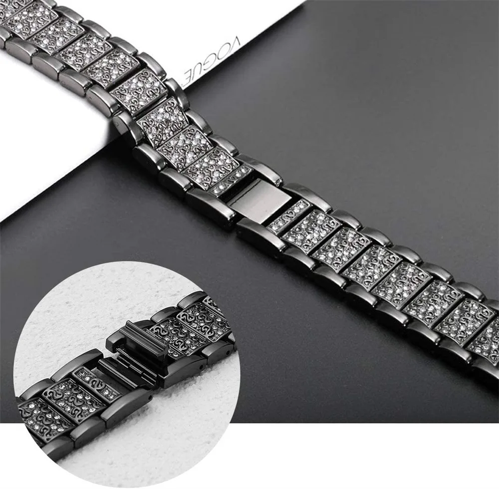 Elegant Diamond Band Bracelet - Premium Watch Strap