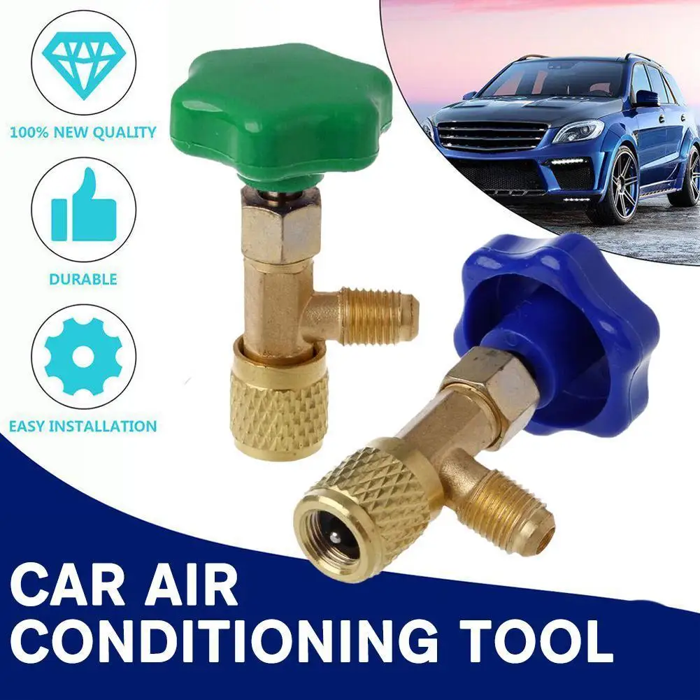 Strumenti Per Il Condizionamento Dell'Aria Dell'Auto Per R22 R134A R410A Gas 1/4 Sae Auto Ac Può Toccare L'Apribottiglie Della Valvola B8M7